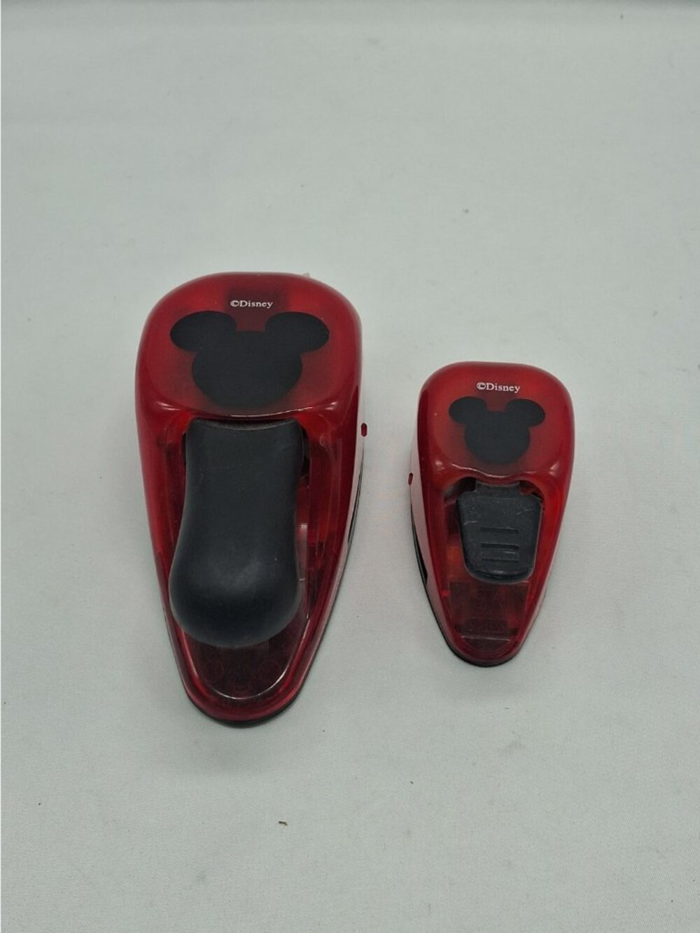 Disney Mickey Mouse EK Success Paper Shaper Scrapbooking Punch Lot of 2